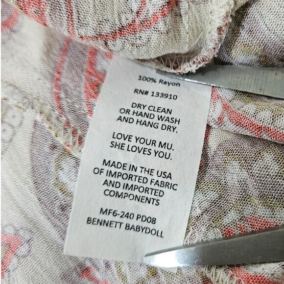 Show Me Your Mumu Medium Paisley Bennett Babydoll Dress - Picture 4 of 5